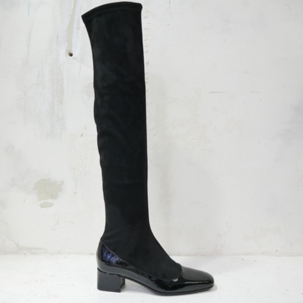 DONATED - beware @averrier1 returned Paris Melinda Black Patent Vernis Boots